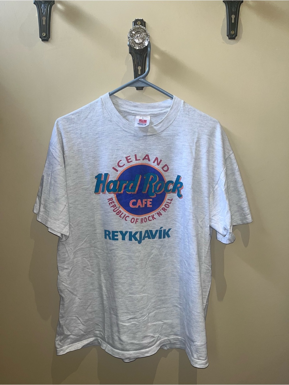 VINTAGE Hard Rock Cafe Reykjavik Iceland T-Shirt Large